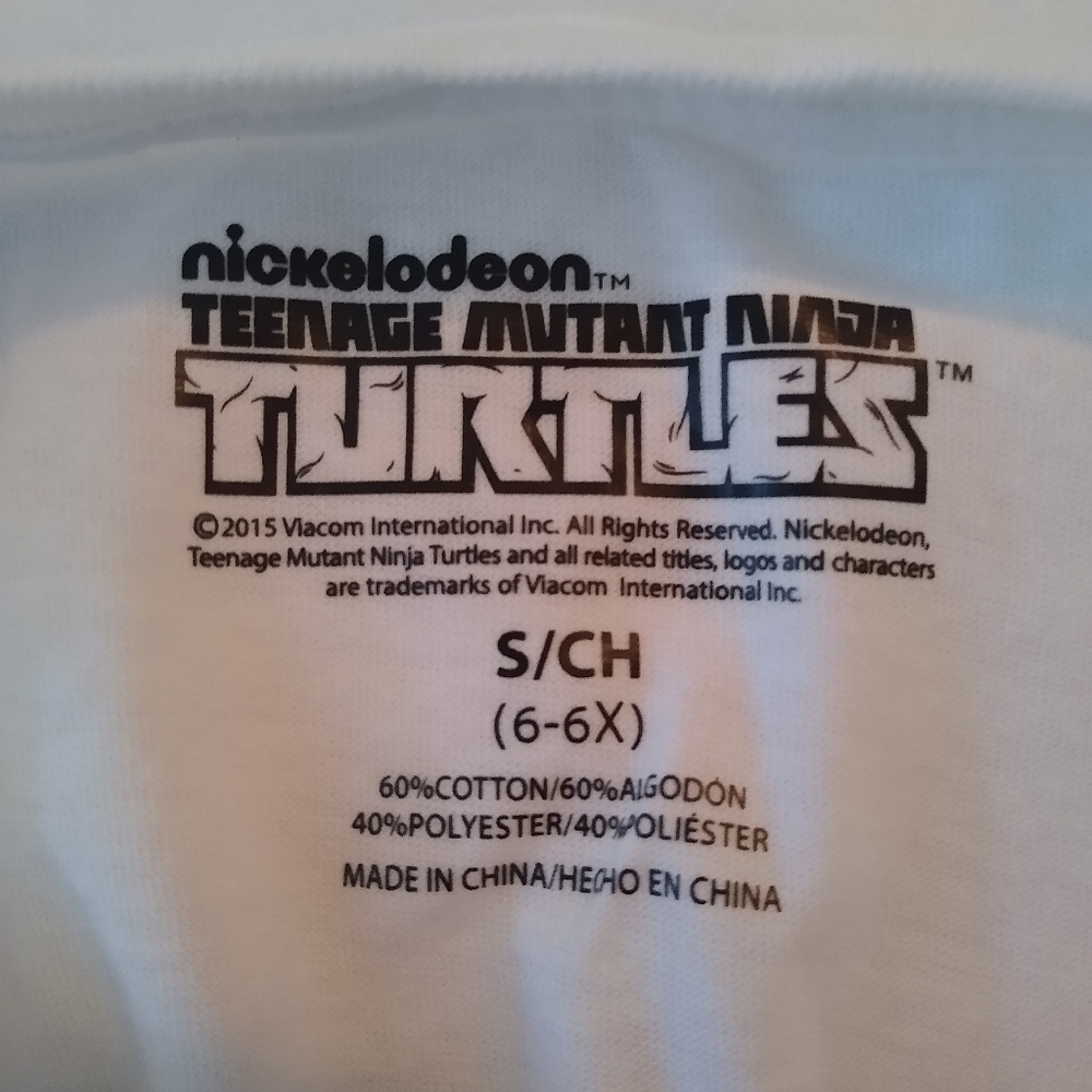 Nickelodeon Teenage Mutant Ninja Turtles TMNT Stay Cool T-shirt, Glitter Shred - Picture 3 of 6